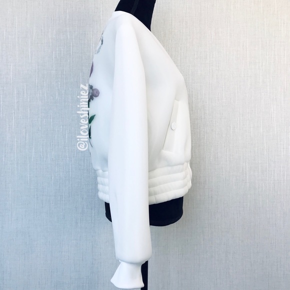 •Victoria's Sport• Fluffy Bomber Jacket M - Picture 2 of 11